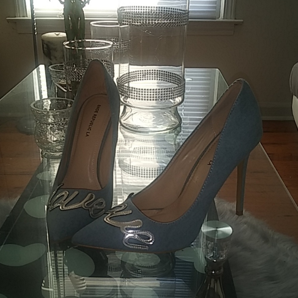 Love Denim pumps